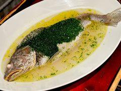 鸡汁葱油钱塘江黄米魚-杭州君悦酒店·湖滨28中餐厅