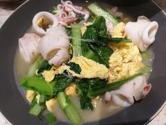 小白菜笔管鱼-悦海·家宴·冰花皮皮虾大锅贴(宝龙店)