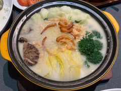 鱼汤瑶柱烩杂菜-广舟(千禧店)