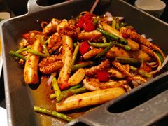 爆炒鱿鱼须-老头儿油爆虾·知味杭州(爱琴海购物中心)