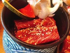 特选壶渍带骨牛排-炎蔵牛舌烤肉