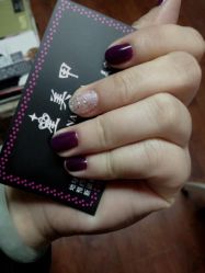 紫色也好酷-星美甲