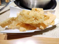 炸豆皮-煲大王猪肚鸡·椰子鸡火锅(红谷滩万达店)