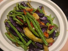 长豆角烧山茄-船歌·鱼水饺青岛菜(合肥路永旺店)