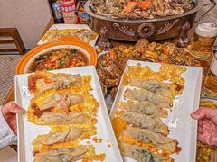 -东来菜馆•手抓海鲜家常菜•海鲜锅贴(鸽子窝店)