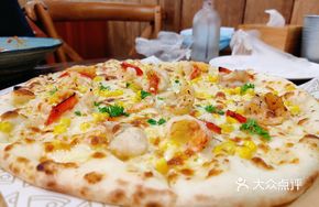 南非小甜椒虾仁披萨