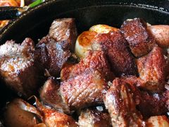 安格斯铁板蒜香牛肉-BROWNSTONE布朗石西班牙餐厅(富城店)