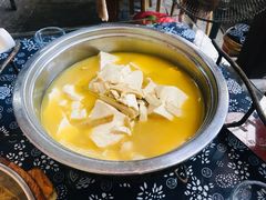 手工豆腐笋干汤-国生茶庄·地道农家菜团建活动