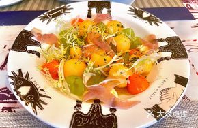 Italian Lettuce Cheese Ham Salad
