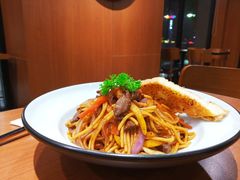 黑椒牛柳炒意面-魏斯理汉堡(西安沣东吾悦店)