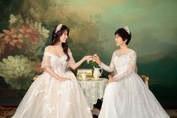 -时光纪亲子全家福照相馆(静安店母女写真父母纪念照)