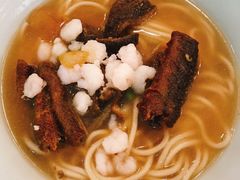 虾仁炸酱面-奎元馆.百年奎元.非遗传承(西湖边的解放路店)