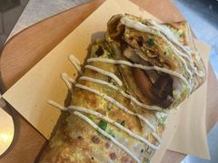 豪华版蛋饼-茶是一枝花泡茶店