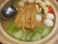 丝瓜鱼丸炖馓子-永安鱼庄·镇江菜(东吴路店)