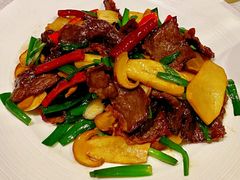 牛肝菌爆炒雪花牛肉-翠府(翠湖北路店)