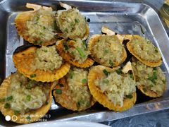 蒜蓉烤扇贝-覃记海鲜美食餐厅