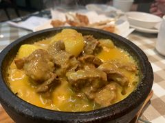 火山咖喱牛筋腩-新大咀港式茶餐厅(宝山万达店)