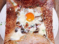 鸡蛋蘑菇熏肉荞麦可丽饼-RAC BAR(安福路店)