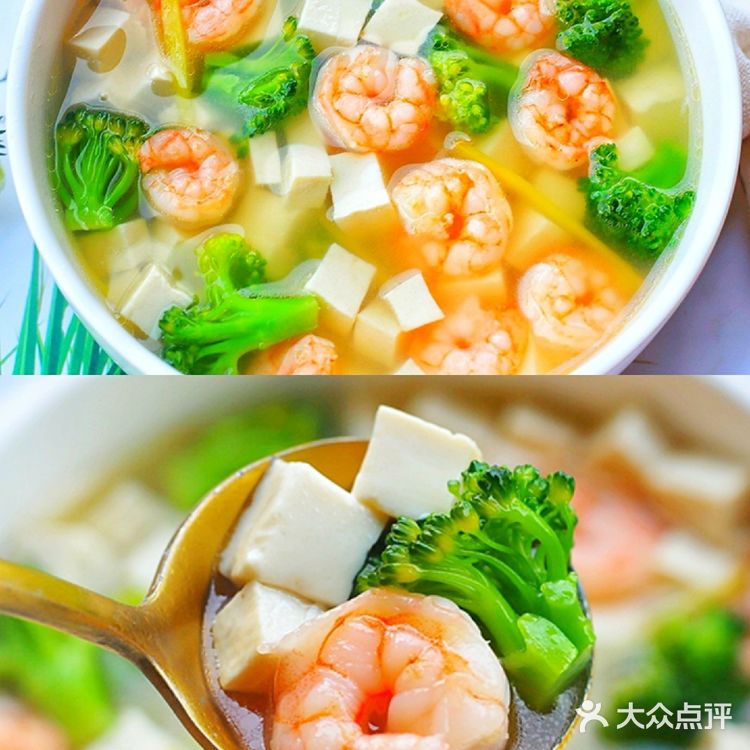 虾仁豆腐汤