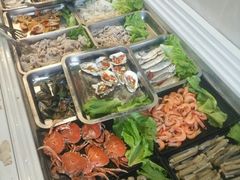 自助烤肉，水晶火锅-90后余小姐烤尚宫自助火锅烤肉(新爵路店)