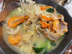 膏蟹汤面-十面欢腾·海鲜面·台式Bistro(长乐路店)