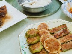 豆豉鲮鱼炒油麦菜-家乡饭店(里仁洞店)