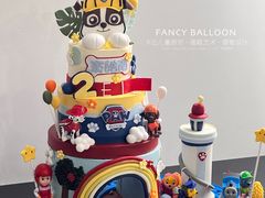 -卡比儿童蛋糕·心意定制·低脂零卡糖动物奶油FancyBALLOON(滨海店)