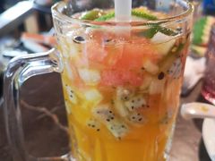 水果冰茶-三人行骨头王火锅(长寿店)