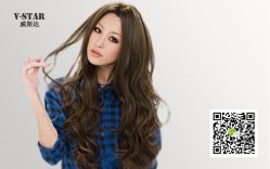 长波浪长卷发发型-V-STAR威斯达•高级私人定制
