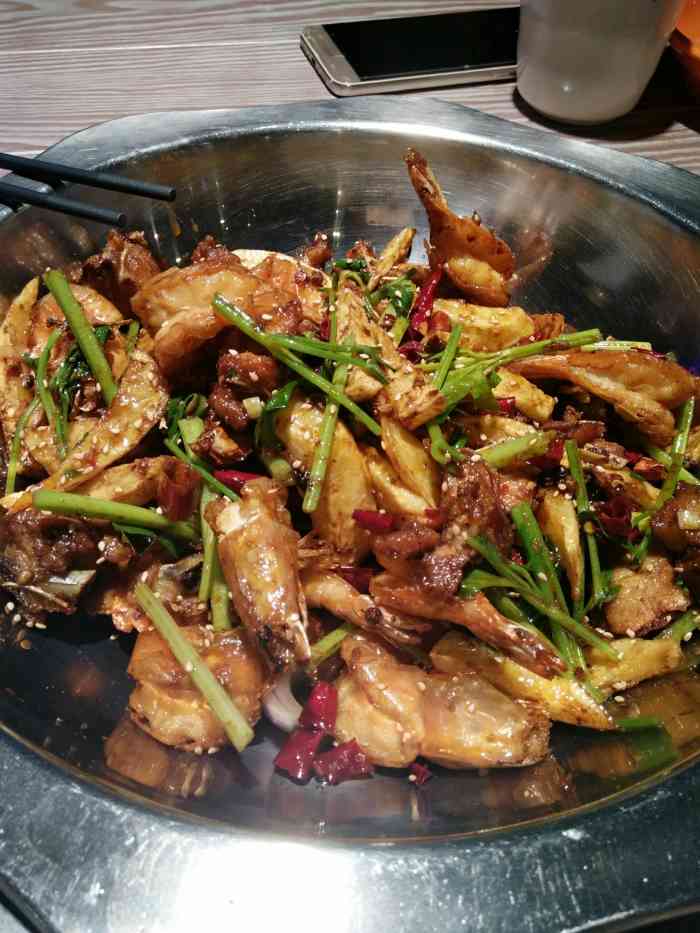 鸡公虾哺(二七广场店)-"本来准备去吃藤麻麻椒麻鸡,然后又是排队,.