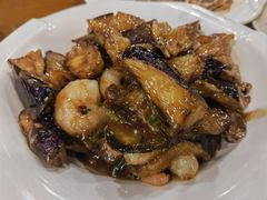 鲜虾仁酱烧茄子煲-日昌餐馆(亦庄店)