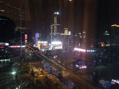 窗外夜景-广州正佳广场万豪酒店