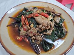血皮菜炒猪肝-映秋饭店(李庄总店)