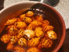 古越陈酿煮花螺-杭州西子湖四季酒店·金沙厅