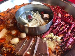 菌汤养生鸳鸯锅-谭鸭血老火锅(漳州路店)