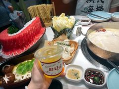 雪花牛板腱-洪氏嗨捞·猪肚鸡火锅(阳光天地店)