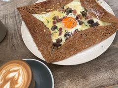 鸡蛋蘑菇熏肉荞麦可丽饼-RAC BAR(安福路店)