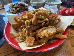 椒盐蘑菇-呱呱叫民俗风味主题餐厅(沣峪口店)