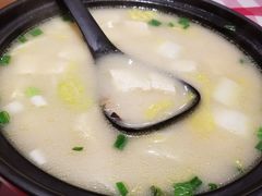 鸡汤小白菜煮榆林豆腐-西贝莜面村(近铁城市广场店)