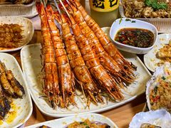 伶仃洋老虎虾-蚝老板海鲜烧烤大排档(码头店)