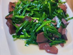 韭菜炒猪血-姐妹临高乳猪店(海垦路店)