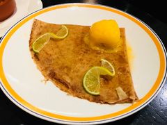 芒果冰淇淋火焰可丽饼-La Creperie法餐厅(芮欧百货店)