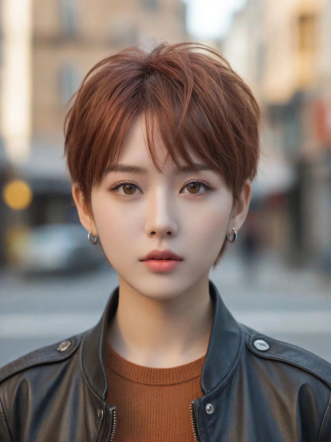 你们看看  短发这样染颜色能好看吗