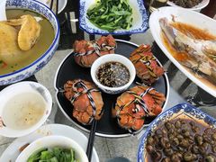 -七的湖·晚芳亭·阳澄湖农家菜·大闸蟹(莲花岛店)
