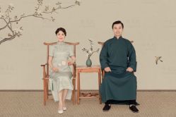 -时光纪亲子全家福照相馆(静安店母女写真父母纪念照)