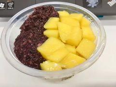 白雪芒果黑糯米甜甜-觅甜记(浦东·盛夏路店)