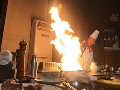 烹饪过程-上林铁板烧(延安西路店)