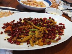 干煸鱿鱼须-渔家风味·鲅鱼水饺·央视展播·海鲜天津菜(开发区店)