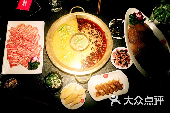 九鼎轩 脆毛肚火锅(淮海中路店)鸳鸯锅图片 - 第115张