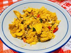 香醋炒土鸡蛋-荆九爷爆炒桥头三嫩(夫子庙店)